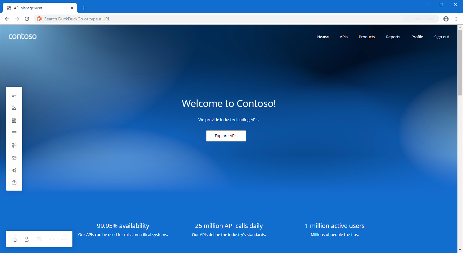 API Management developer portal