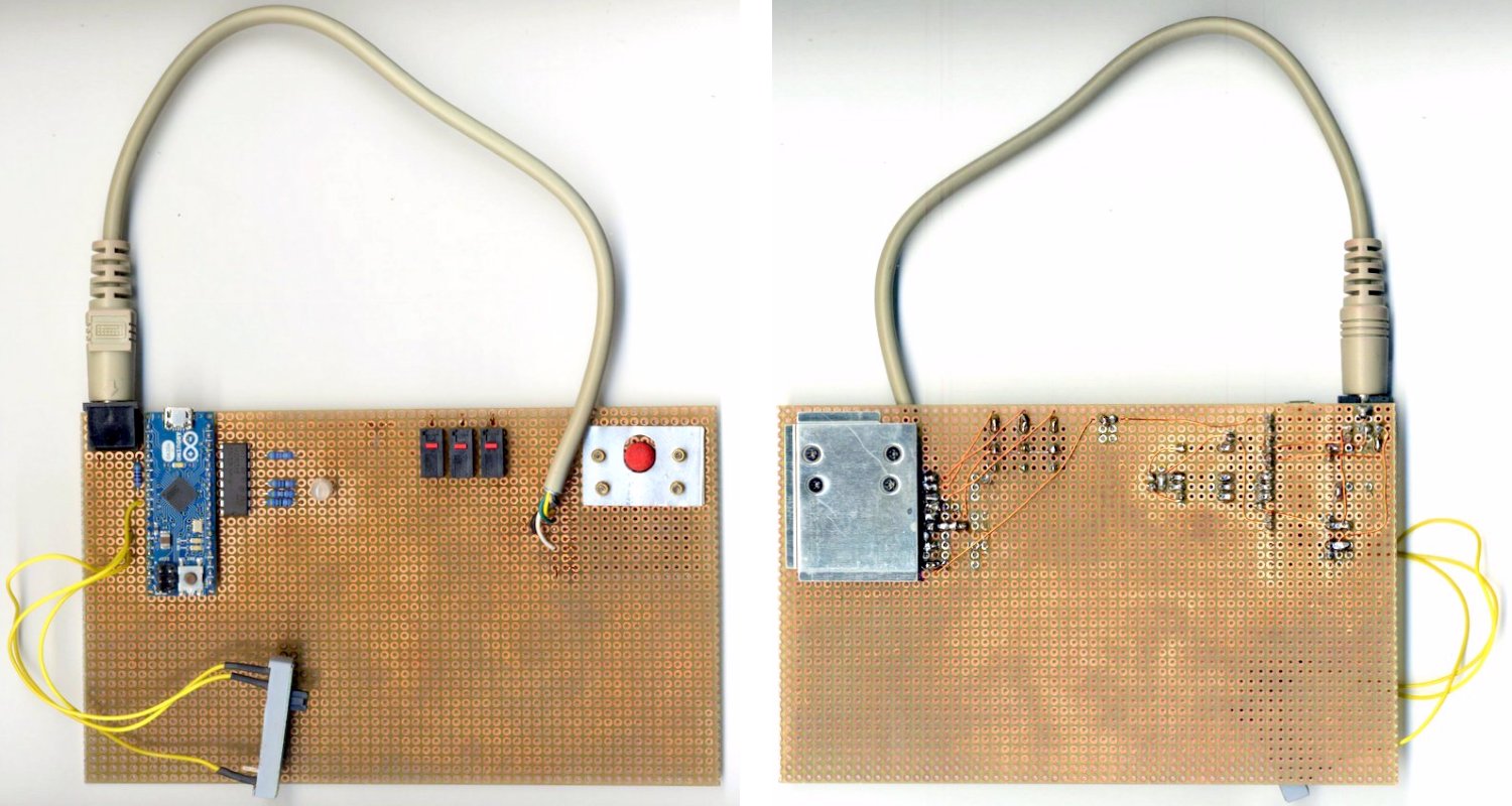 Photos of circuit, front and back